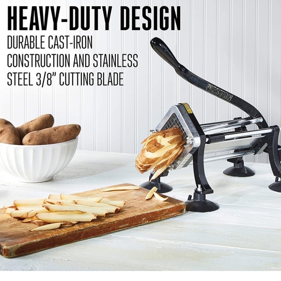 NWOT - Weston- Professional French Fry Cutter and Vegetable Dicer - Steel - Picture 3 of 10